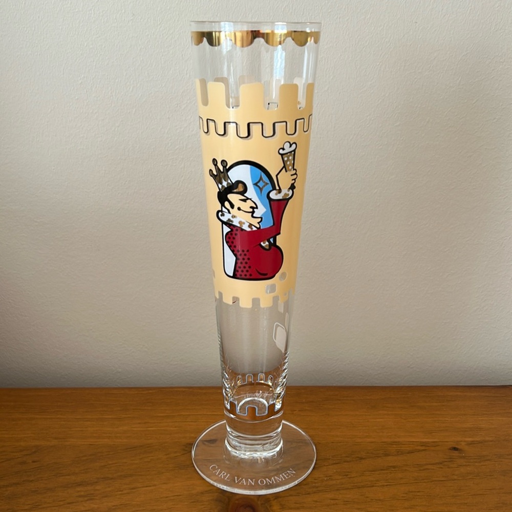 Ritzenhoff “King” Pilsner Glass designed by Carl Van Ommen